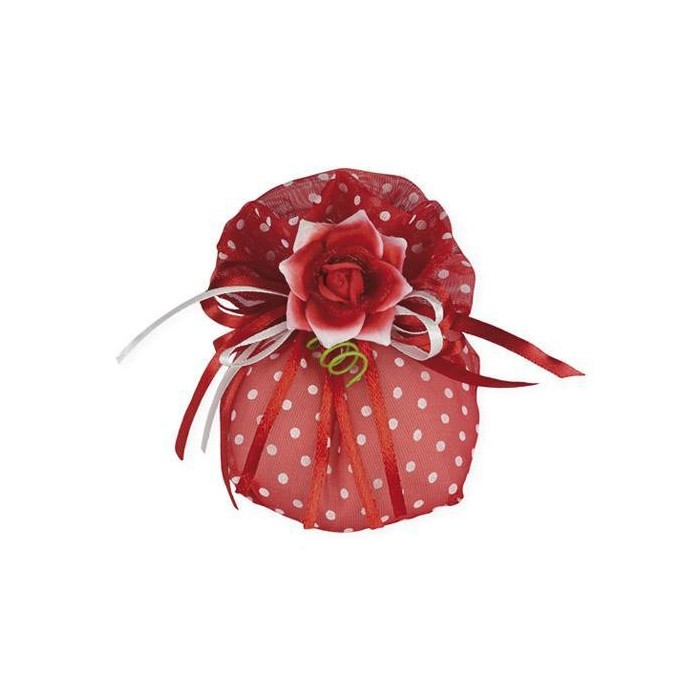 SACCH MINI BON BON POIS RED